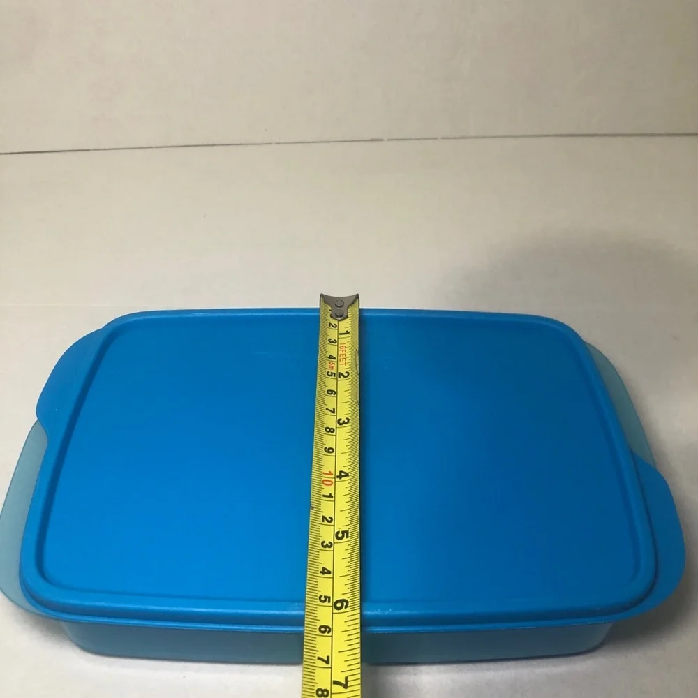 Tupperware Eco Lunch-It Divided Container 3 Slot Blue #7817B-2
